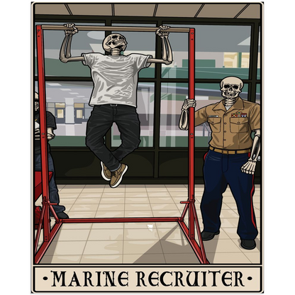 Marine Recruiter Acrylic Print