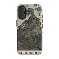 Screaming Eagles Phone Case - Premium Glossy Tough Case / iPhone 16