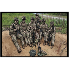Mortars Acrylic Print - 1/4 inch / 16x24 inch