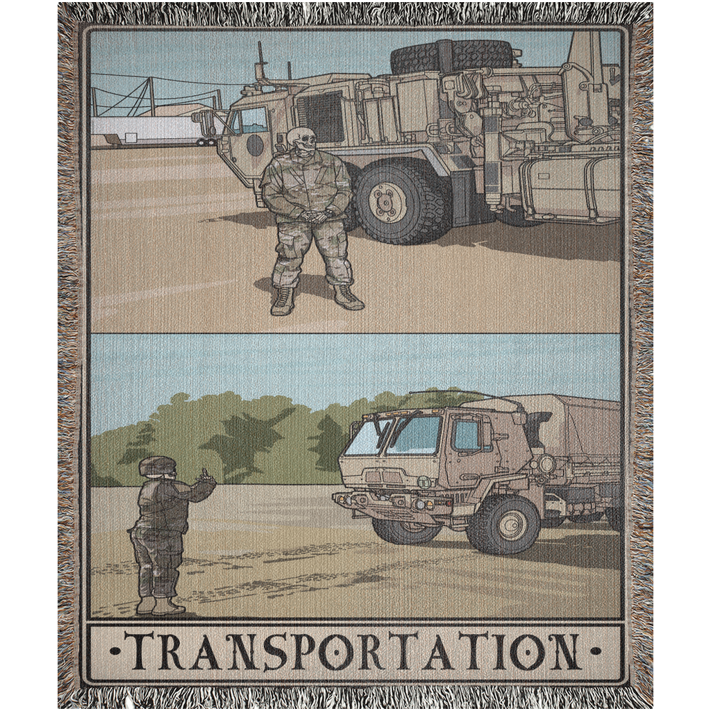 Transportation Woven Blanket