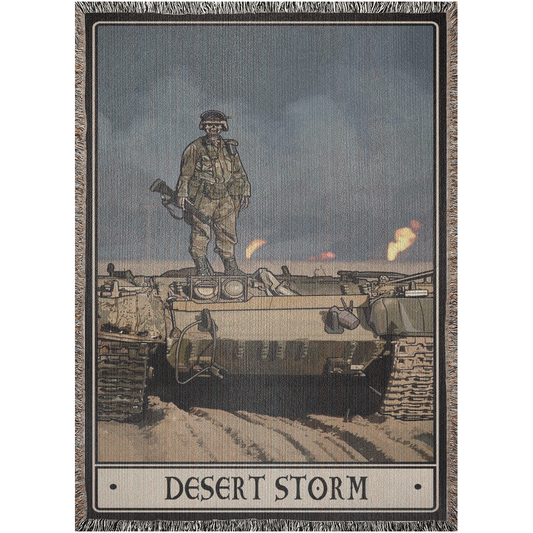 Desert Storm Woven Blanket