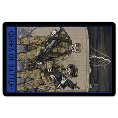 Queen of Battle Desk Mat