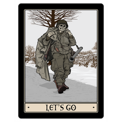 Let's Go Magnet - 3x4 inch