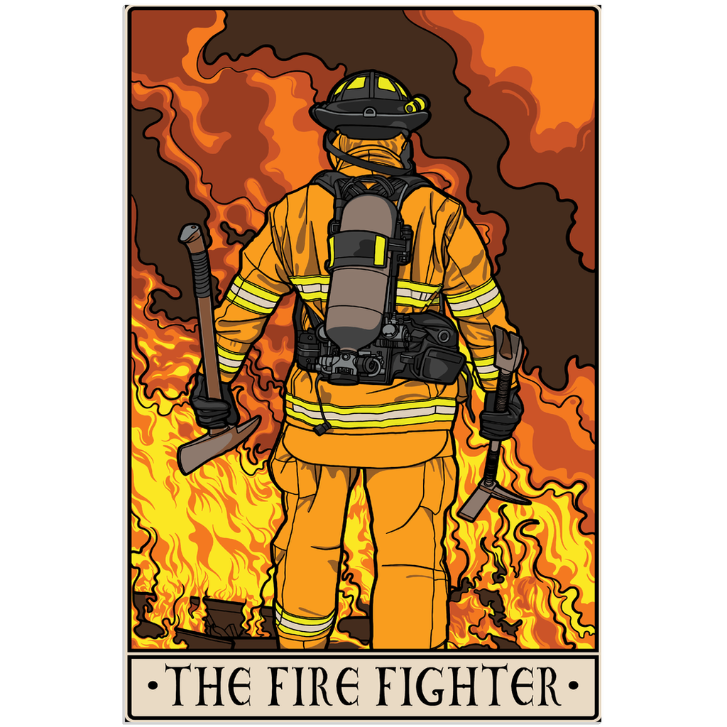 Firefighter Acrylic Print