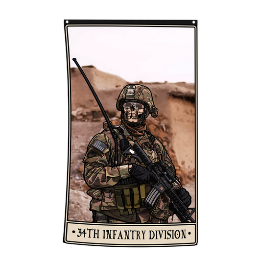34th Infantry Division Flag