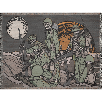 Night Patrol Woven Blanket