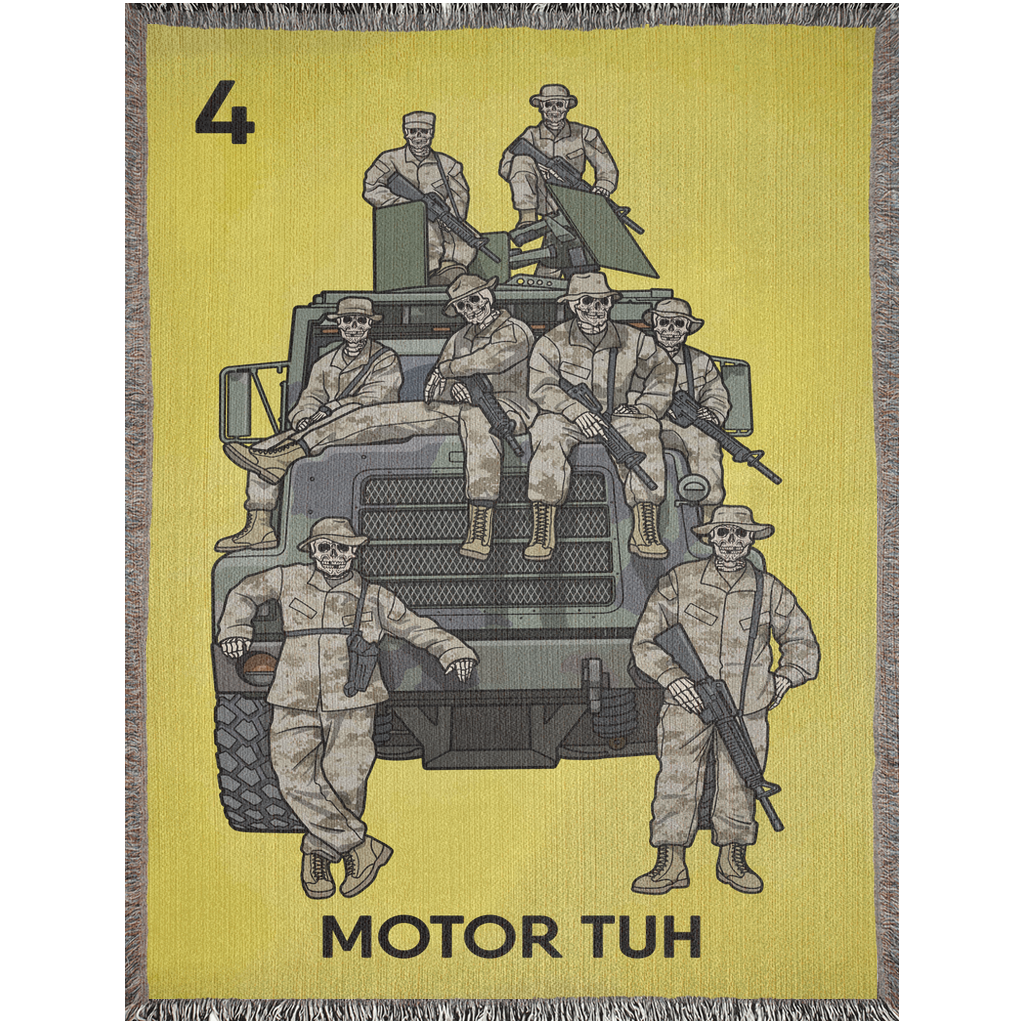 Motor Tuh Woven Blanket