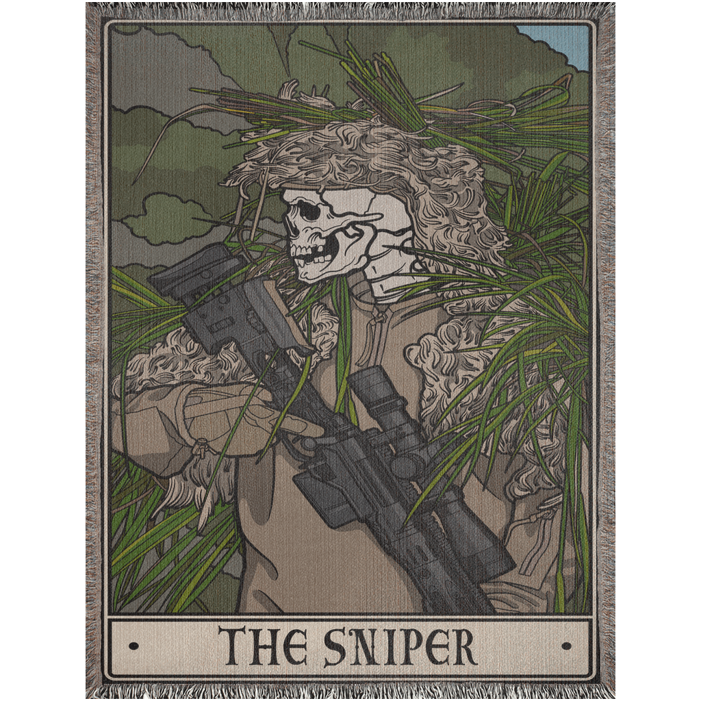 The Sniper Woven Blanket