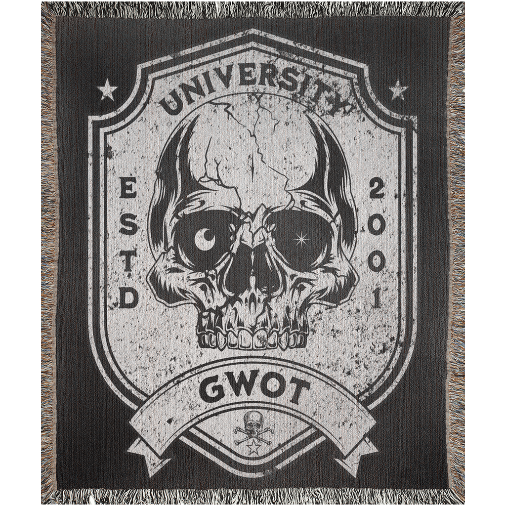 GWOT University Woven Blanket