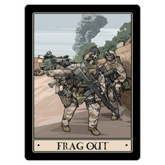 Frag Out Magnet - 3x4 inch