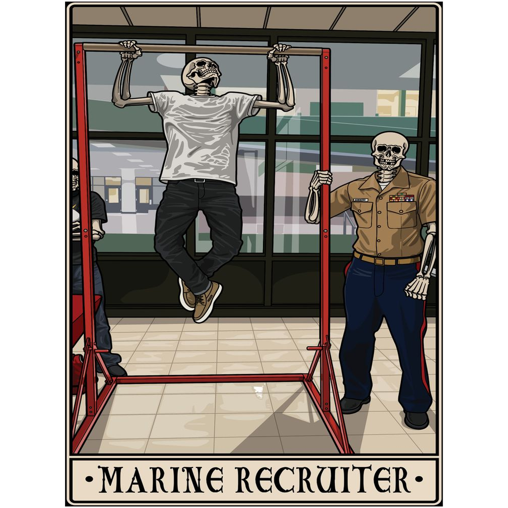 Marine Recruiter Acrylic Print