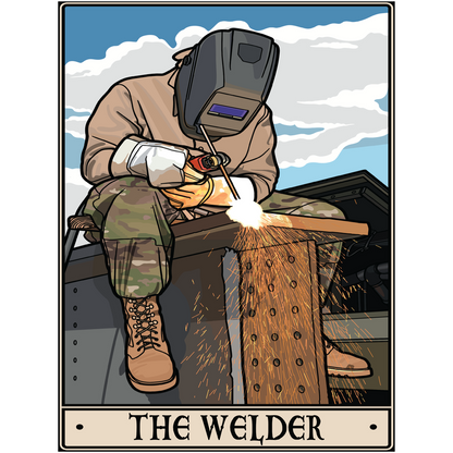 Welder Acrylic Print