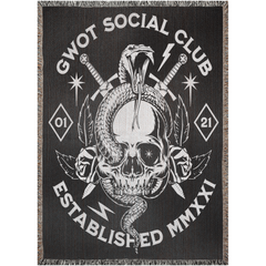GWOT Social Club Woven Blanket