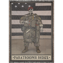 Paratrooper Redux Woven Blanket