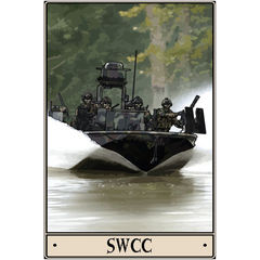 Special Warfare Combatant-craft Crewman (SWCC) Acrylic Print - 1/4 inch / 24x36 inch