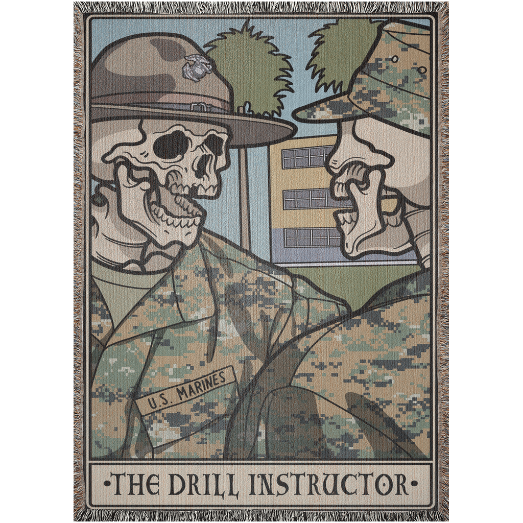 Drill Instructor Woven Blanket