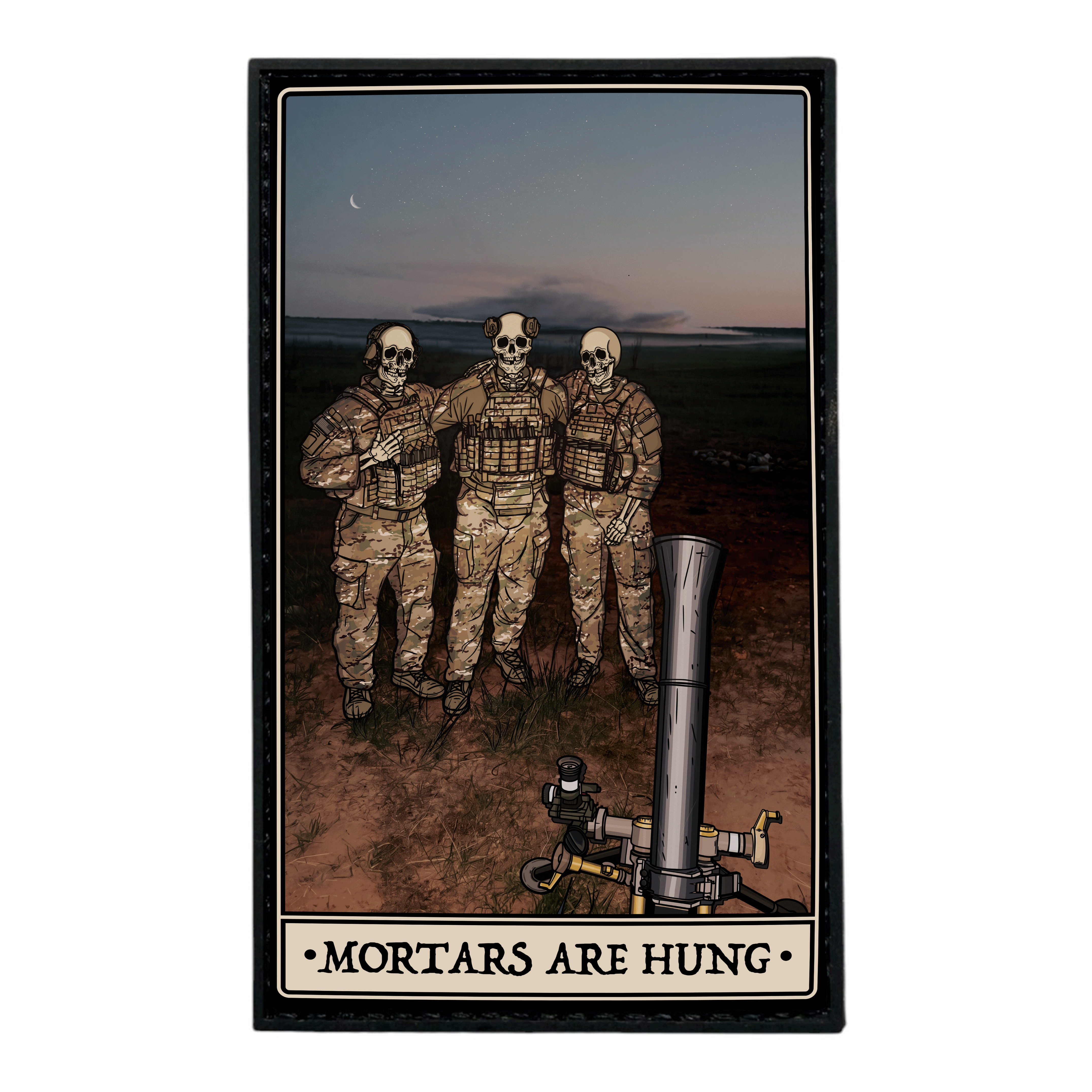 Mortars Are Hung PVC Patch