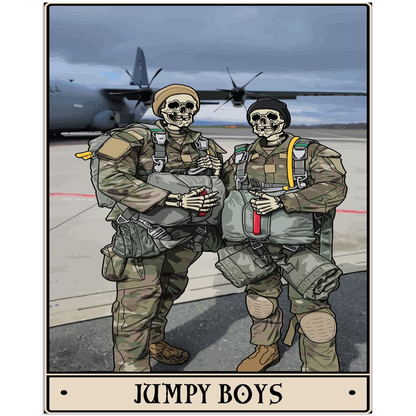 Jumpy Boys Acrylic Print