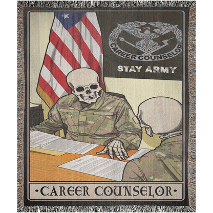 Career Counselor Woven Blanket