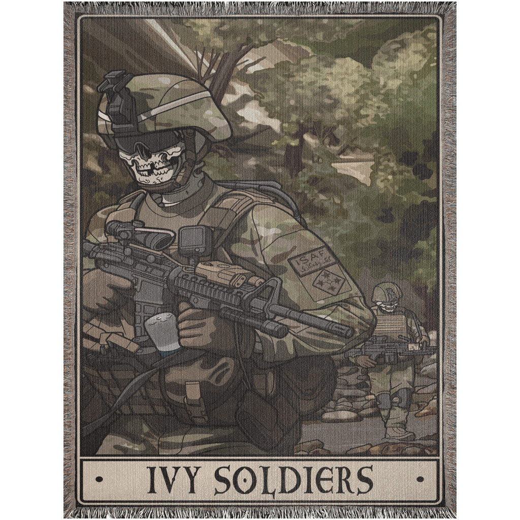 Ivy Soldiers Woven Blanket