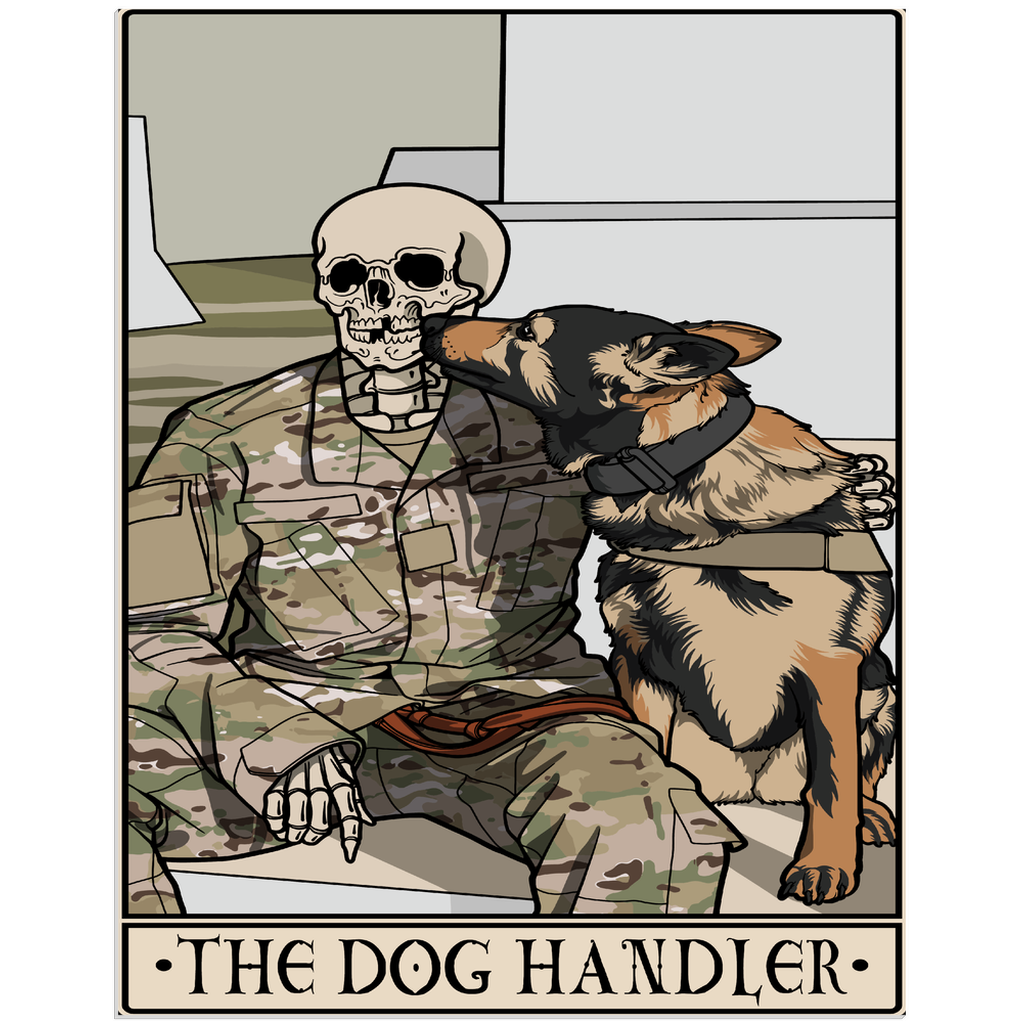 Dog Handler Acrylic Print