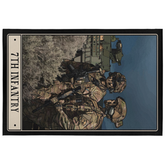 7th Infantry Area Rug