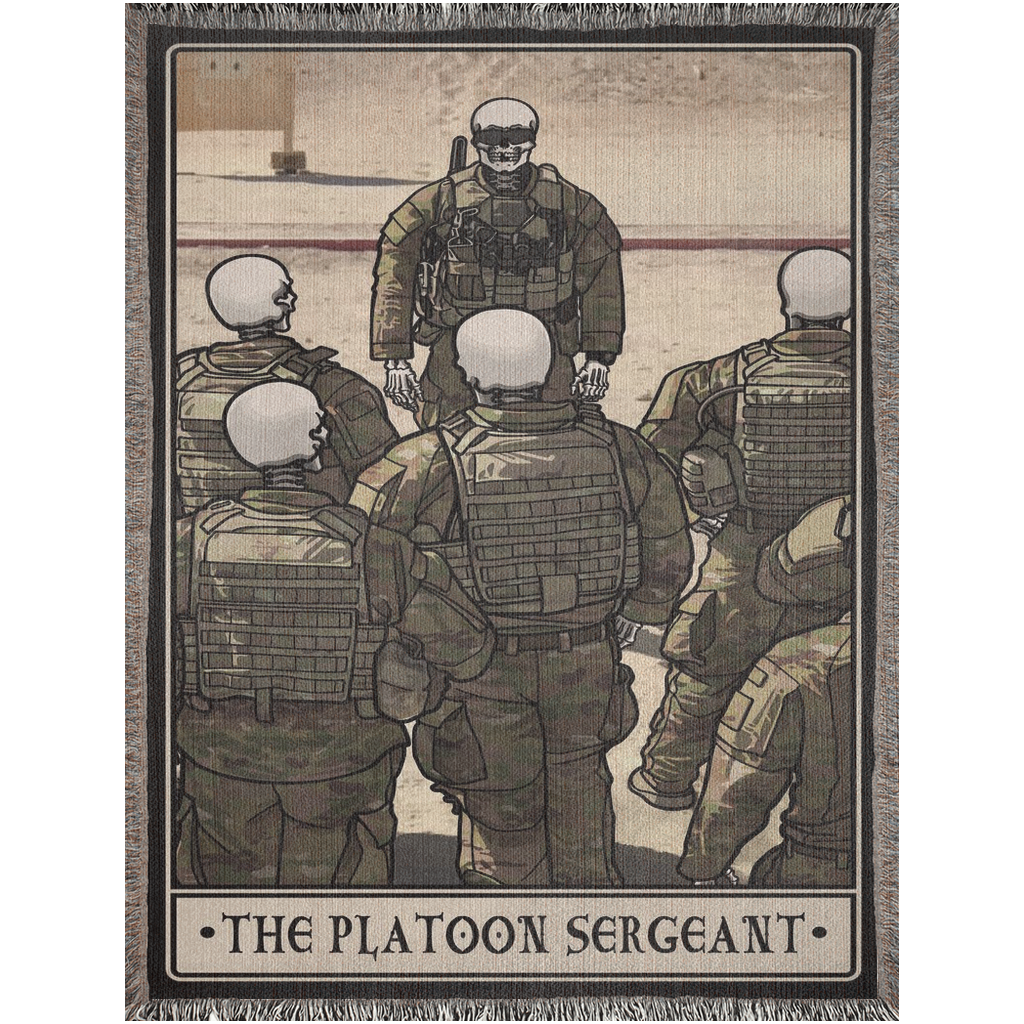 Platoon Sergeant Woven Blanket