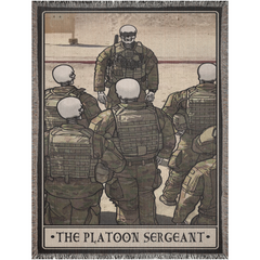 Platoon Sergeant Woven Blanket