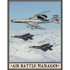 Air Battle Manager Acrylic Print - 1/4 inch / 11x14 inch