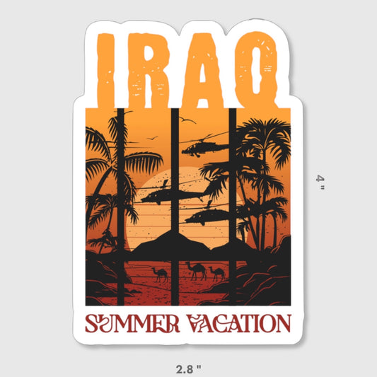 Iraqi Vacation Sticker