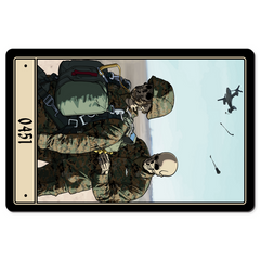 0451 Airborne and Air Delivery Specialist Desk Mat