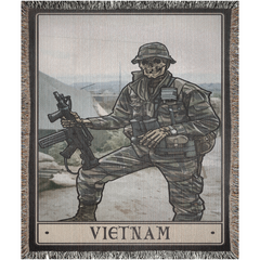 Vietnam Woven Blanket - 50x60 inch / Graphics