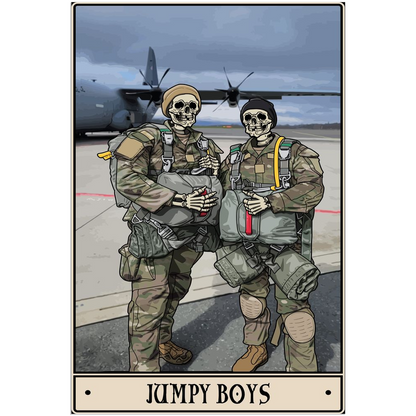 Jumpy Boys Acrylic Print