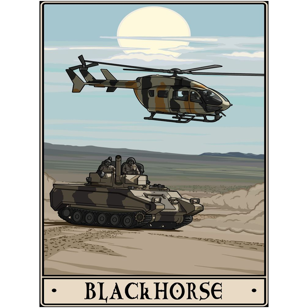 Blackhorse Acrylic Print