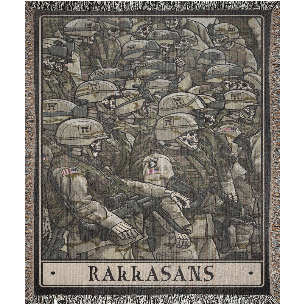 Rakkasans Woven Blanket