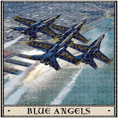 Blue Angels Puzzle - 20x20 inch | 676 Pieces