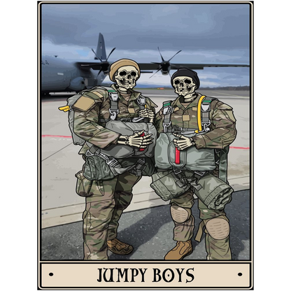 Jumpy Boys Acrylic Print