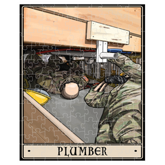 12K Plumber Puzzle - 8x10 inch | 110 Pieces