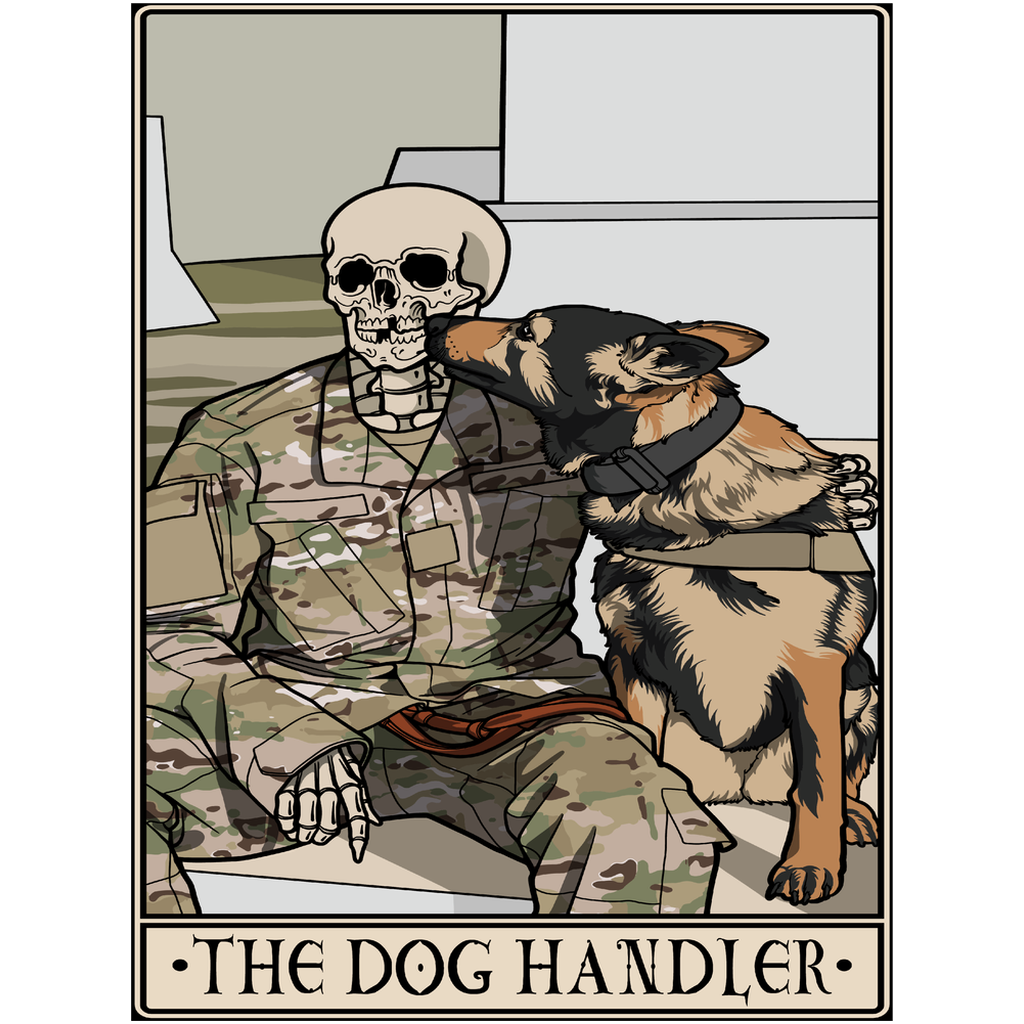 Dog Handler Acrylic Print