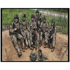Mortars Acrylic Print - 1/4 inch / 11x14 inch