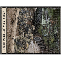 2nd Cavalry Regiment Puzzle - 16x20 inch | 520 Pieces