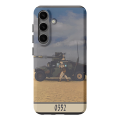 0352 Antitank Missile Gunner Phone Case - Premium Glossy Tough Case / Samsung Galaxy S24