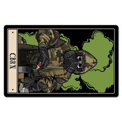 Chemical, Biological, Radiological, and Nuclear (CBRN) Desk Mat