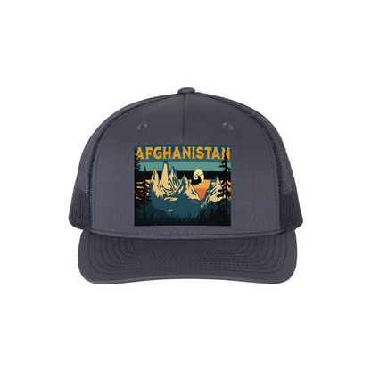 Afghanistan Sunset Printed Snapback