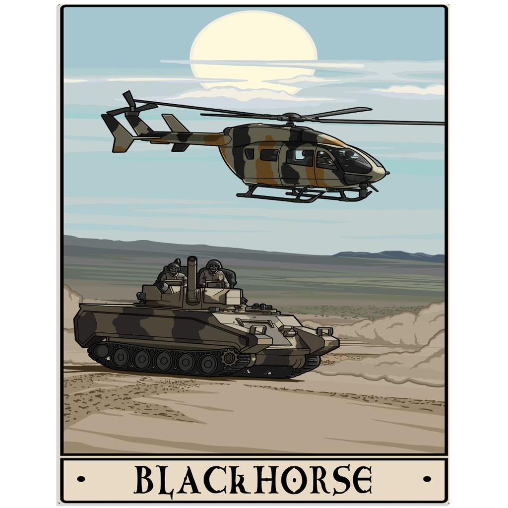 Blackhorse Acrylic Print