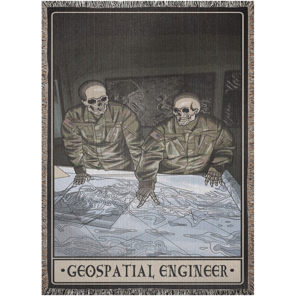 Geospatial Engineer Woven Blanket