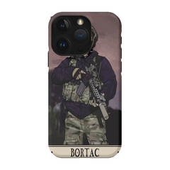 Border Patrol Tactical Unit (BORTAC) Phone Case - Premium Glossy Tough Case / iPhone 15 Pro