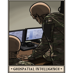 Geospatial Intelligence Acrylic Print - 1/4 inch / 11x14 inch