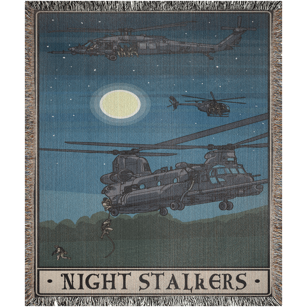Night Stalkers Woven Blanket