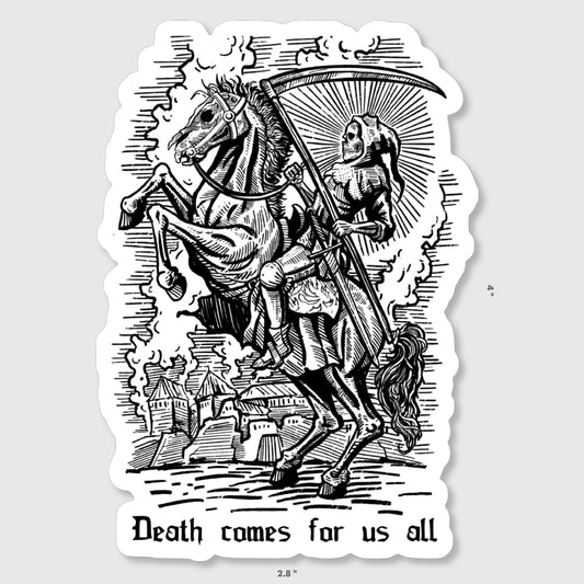 Death Comes Sticker